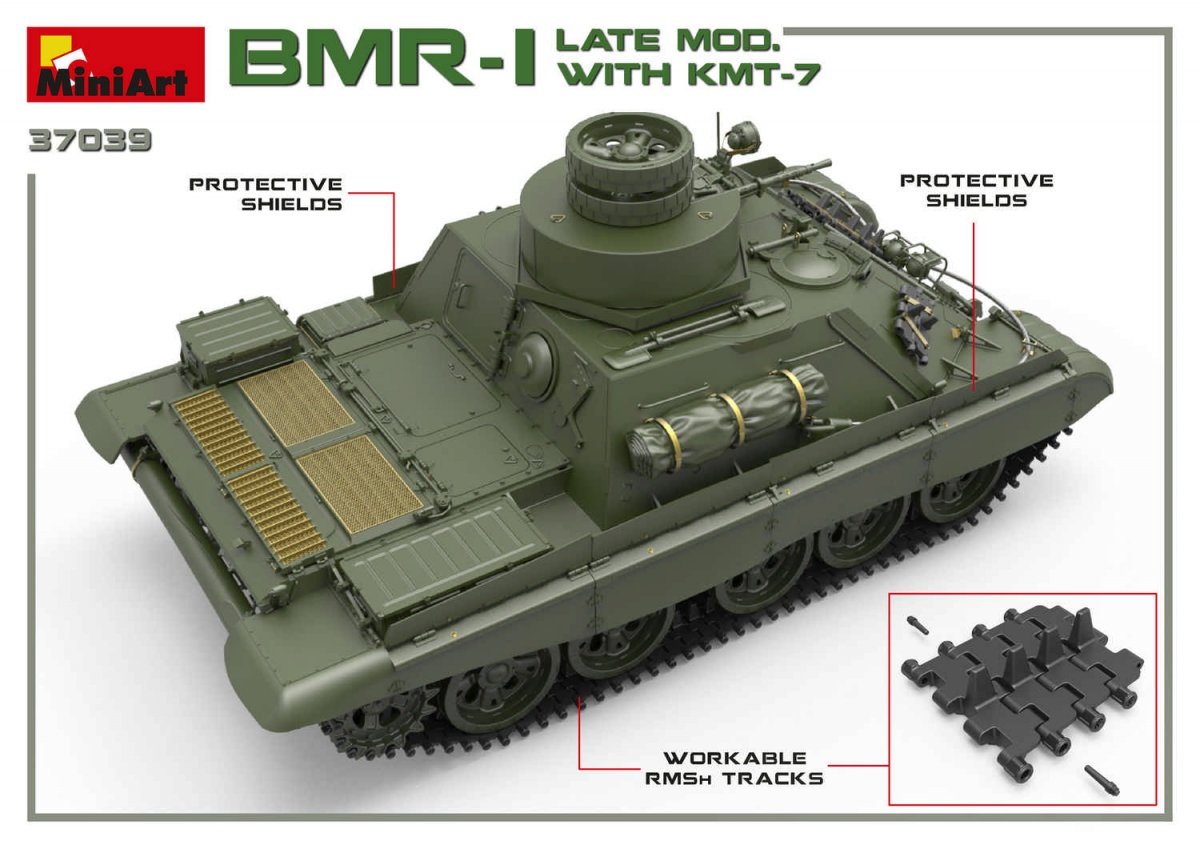 MiniArt 37039 BMR-1 Mod tardif. avec KMT-7 1/35 – immagine 14