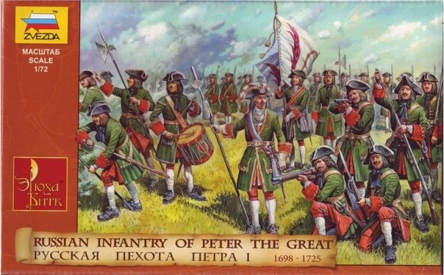 Zvezda 8049 Infanterie russe de Pierre le Grand 1698-1725 1/72
