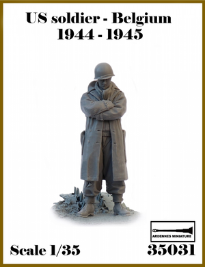 Ardennes Miniature 35031 SOLDAT AMÉRICAIN - BELGIQUE 1944-1945 1/35