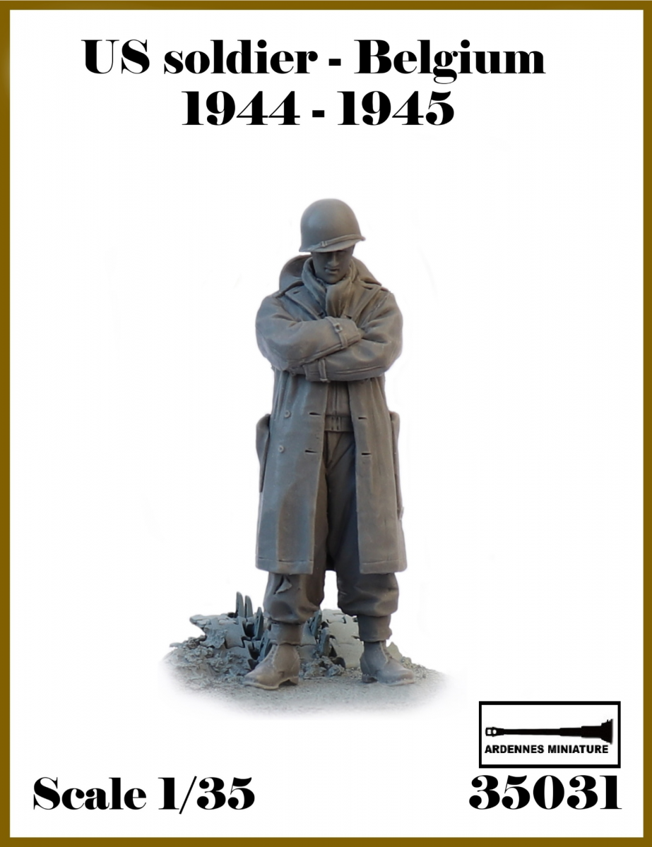 Ardennes Miniature 35031 SOLDAT AMÉRICAIN - BELGIQUE 1944-1945 1/35