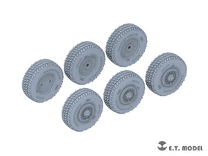 ET Model P35-127 Système de roquettes d&amp;#39;artillerie à haute mobilité américain M142 (HIMARS) Roues affaissées pour maquette Trumpeter 1/35 – image 2