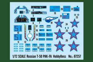 Hobby Boss 87257 T-50 PAK-FA russe (1/72) – Bild 4