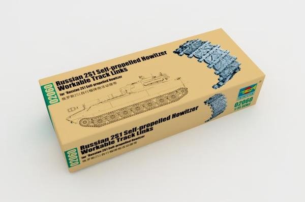 Trumpeter 02060 Obusier automoteur russe 2S1 Chenilles fonctionnelles (1/35)