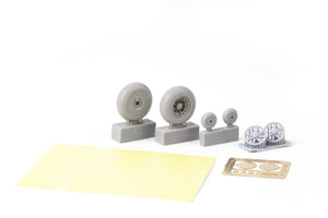 Roues Eduard 6481058 P-40E à bande de roulement croisée Eduard 1/48