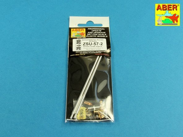 Armement Aber 35L-205 pour SPAAG soviétique ZSU-57-2 57mm S-68 x2pcs. (1/35) – imagen 7
