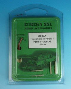 Câble de remorquage Eureka XXL ER-3501 pour Panzer V Panther Ausf. G 1/35