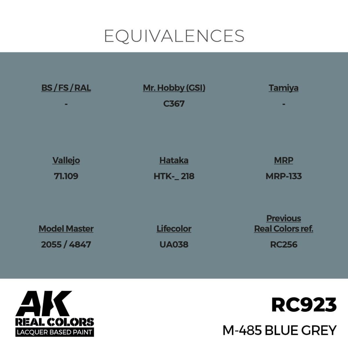 AK Interactive RC923 M-485 Bleu Gris 17 ml – Bild 2