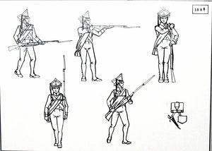 Hat 9321 Napoleonic Russian Musketeers (Action) 1/32