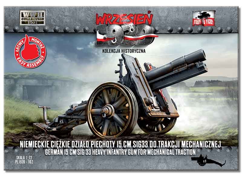 Premier canon d&amp;#39;infanterie lourd allemand PL102 de 15 cm sIG33 à l&amp;#39;échelle 1/72 – immagine 5