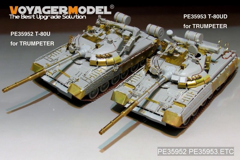 Voyager Model PE35953 Modern Russian T-80UD Main Battle Tank （smoke discharger include）For TRUMPETER 09527 1/35 – zdjęcie 14