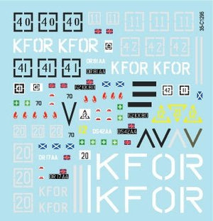 Star Decals 35-C1295 Challenger 2 britannique au Kosovo. Marquages ​​KFOR 1/35 – image 3