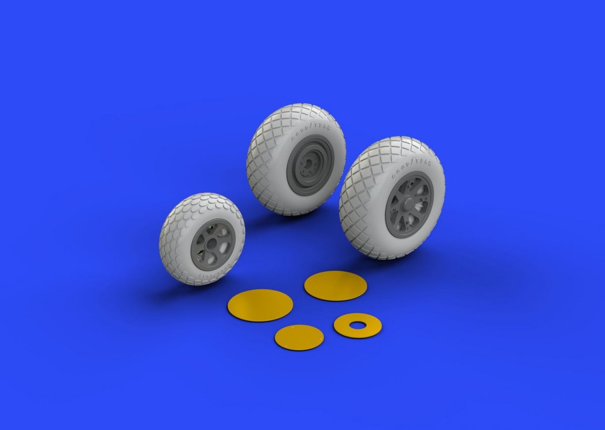 Roues Eduard 648258 P-38 ACADEMY 1/48 – Bild 2