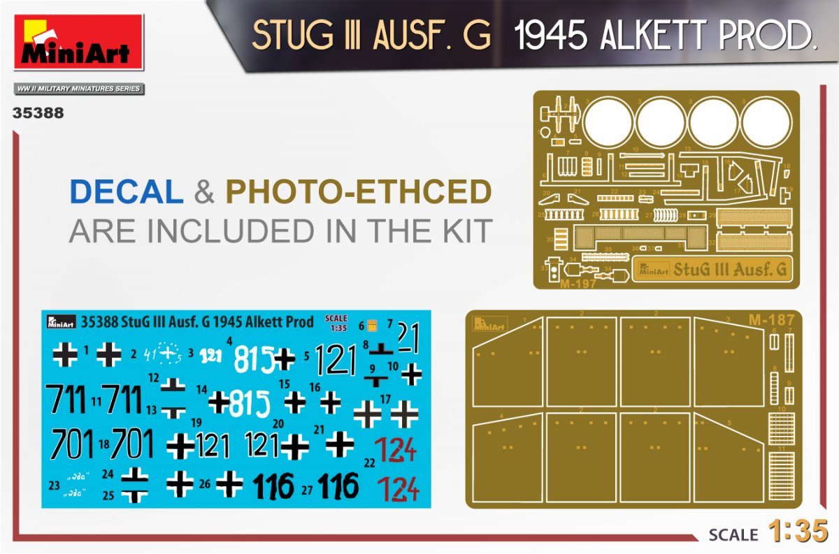 MiniArt 35388 STUG III AUSF. G 1945 ALKETT PROD. 1/35 – image 2
