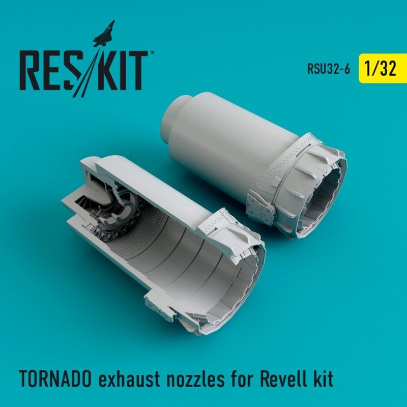 Buses d'échappement RESKIT RSU32-0006 TORNADO pour maquette Revell 1/32