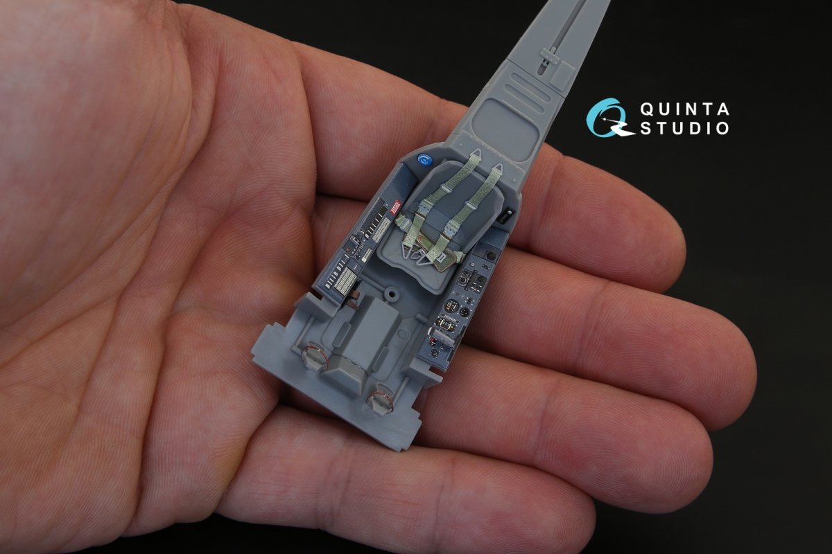 Intérieur imprimé en 3D et coloré sur papier décalcomanie Quinta Studio QD32055 FW 190A-5 (pour maquette Hasegawa) 1/32 – immagine 10