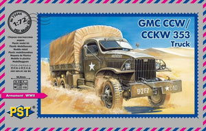 Camion cargo GMC CCW/CCKW 353 PST 72044, échelle 1/72