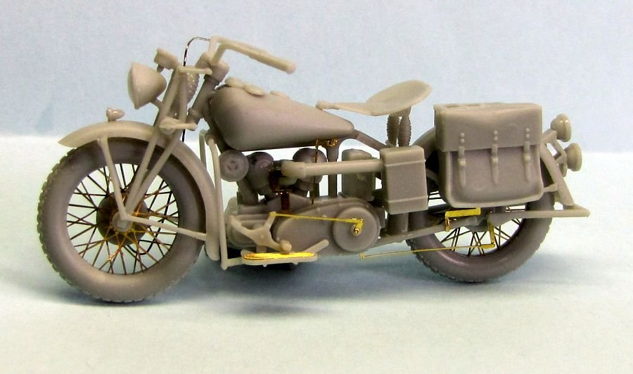 Moto militaire américaine Thunder Model 35003 Indian 741B 1/35 – Bild 5