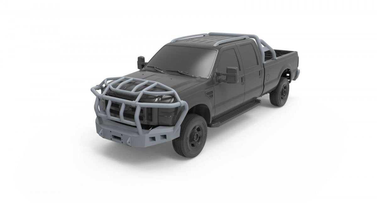 Kit d&amp;#39;accessoires extérieurs Meng Model SPS-047 Ford F-350 à l&amp;#39;échelle 1/24 – image 2