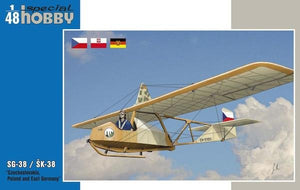 Special Hobby 48139 SG-38/K-38 Schulgleiter/Komar Marquages ​​tchèques, polonais et DDR