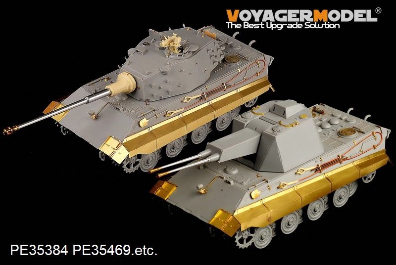 Maquette Voyager PE35469, char allemand E-75 FlaKpanzer de la Seconde Guerre mondiale pour TRUMPETER 01539, échelle 1/35 – Bild 11