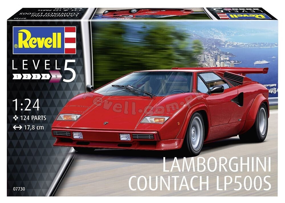 Revell 07730 Lamborghini Countach LP500S 1/24 – immagine 2