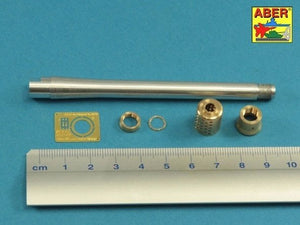 Canon Aber 35L-261 de 150 mm avec frein de bouche pour char allemand E-100 à tourelle Krupp, échelle 1/35 – immagine 4