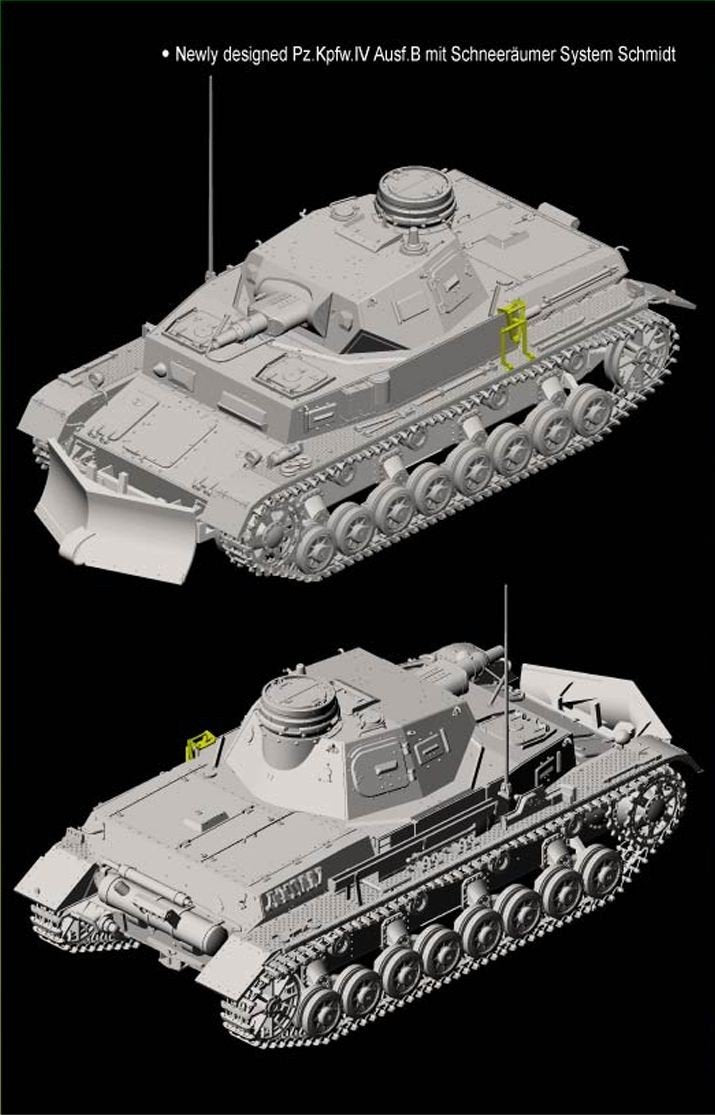 Dragon 6764 Pz.Kpfw.IV Ausf.B avec Schneeraumer System Schmidt (1/35) – image 2