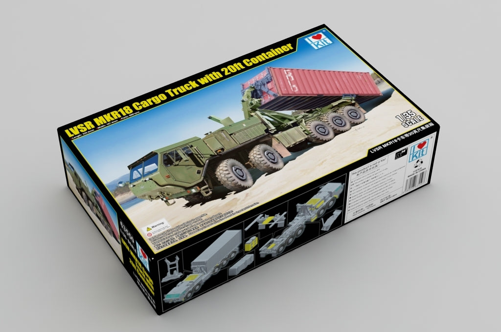 Camion cargo I Love Kit 63550 LVSR MKR18 avec conteneur de 20 pieds, échelle 1/35 – Bild 2