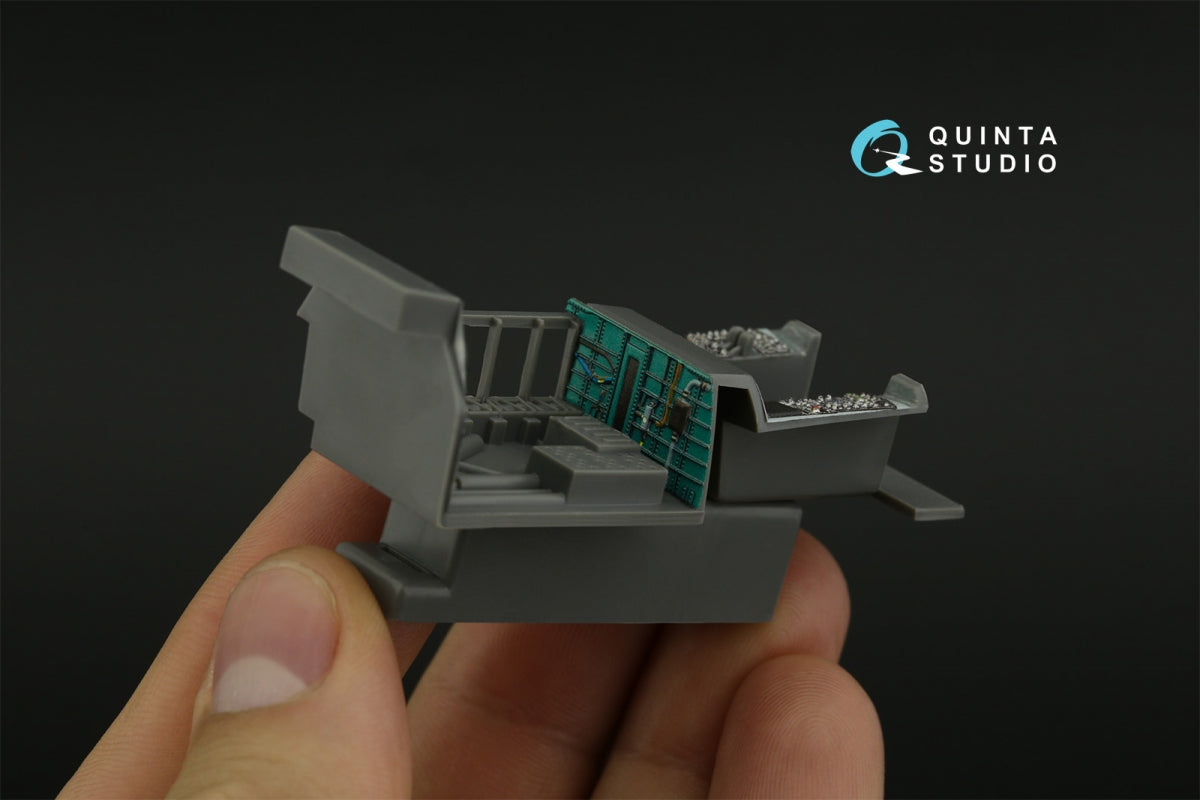 Quinta Studio QD48417 F-15C Baie électronique Intérieur coloré imprimé en 3D sur papier décalcomanie (Academy) 1/48 – image 10