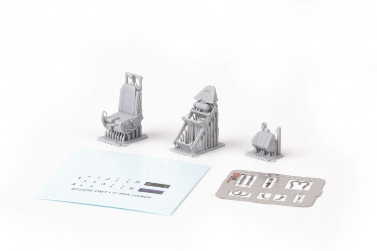 Siège éjectable Eduard 672336 F-35A (impression Tamiya 1/72) 