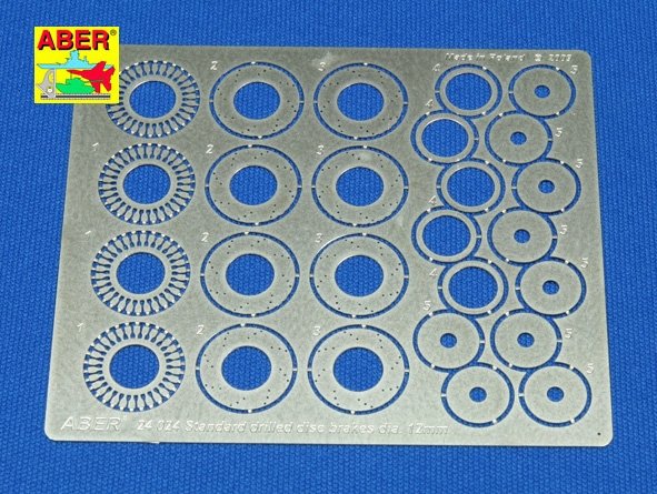 Disques de frein percés standard Aber 24024 12 mm (1/24) 