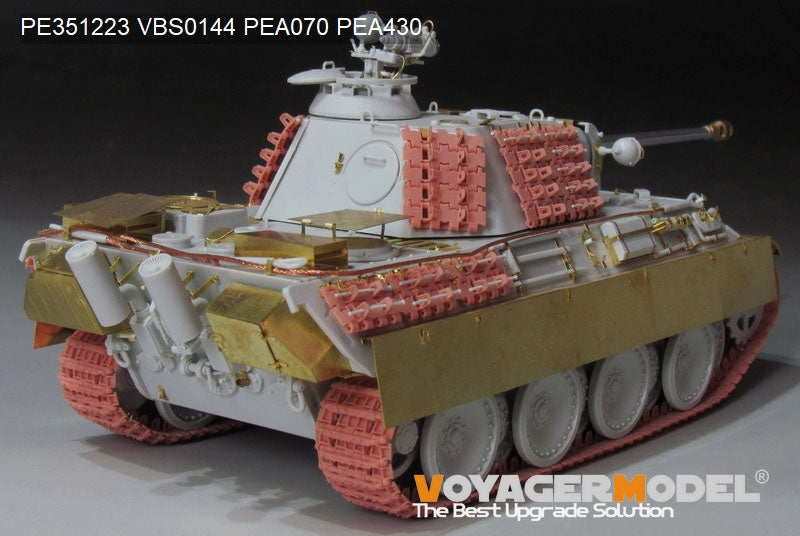 Maquette Voyager PE351223 Panther G allemand de la Seconde Guerre mondiale, version tardive, pour maquette MENG TS-054 au 1/35 – Bild 7