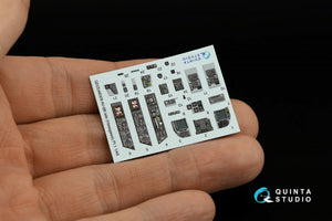 Intérieur imprimé en 3D et coloré sur papier décalcomanie Quinta Studio QD48309 AV-8B Late (Hasegawa) 1/48 – Bild 9