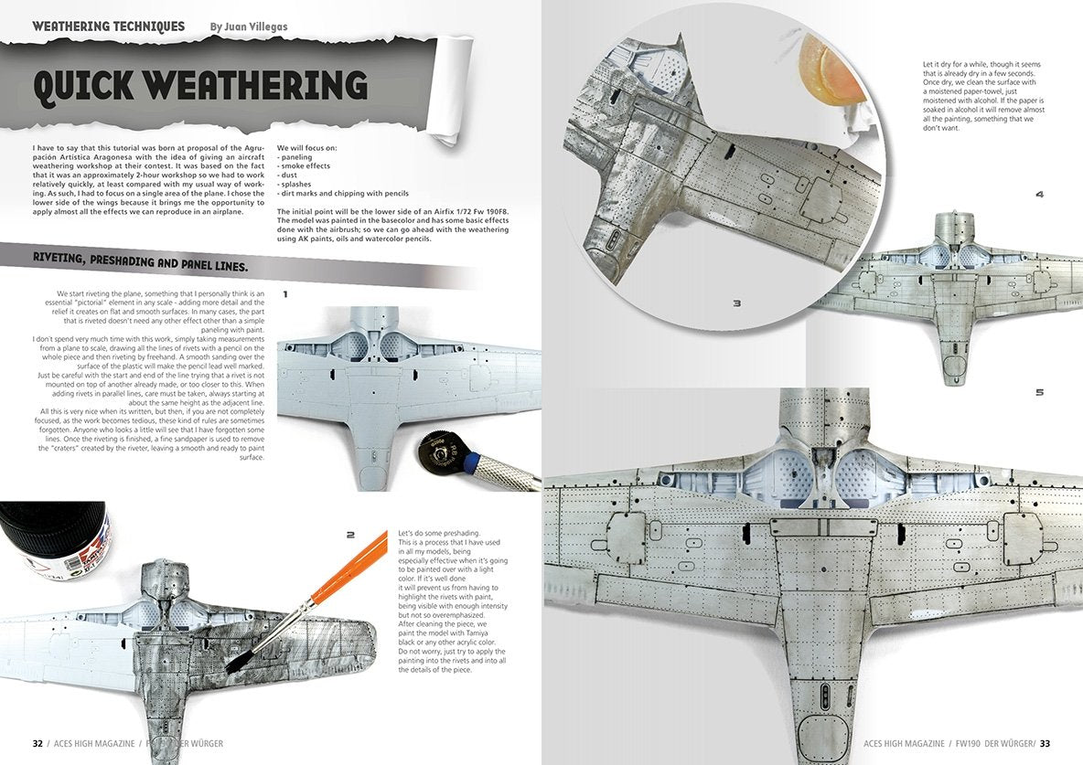 AK Interactive AK2921 ACES HIGH ISSUE 11 FW 190 DER WÜRGER (Anglais) – image 2