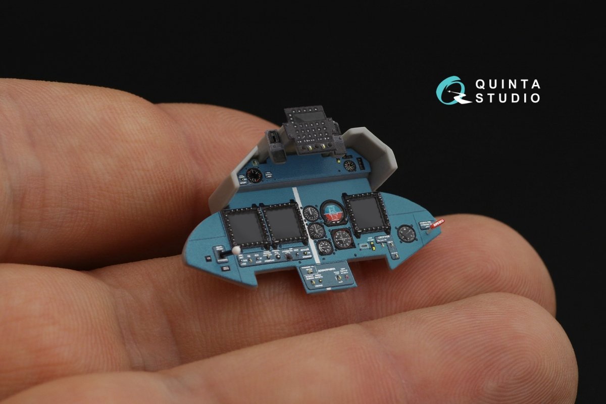 Intérieur imprimé en 3D et coloré sur papier décalcomanie Quinta Studio QD32095 Su-30SM (conversion pour Trumpeter Su-30MKK) 1/32  – immagine 7