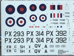 AZ Modèle AZ7653 de Havilland DH.103 Hornet F Mk. 3 1/72 – Bild 5