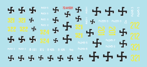 Star Decals 72-A1031 Chars finlandais de la Seconde Guerre mondiale n° 3. T-34 m/1941, T-34 m/1943 et T-34/85 1/72 – imagen 3