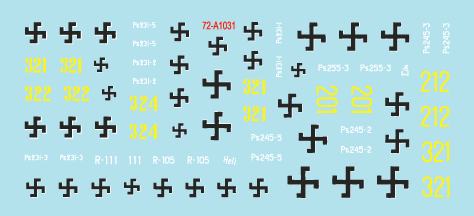 Star Decals 72-A1031 Chars finlandais de la Seconde Guerre mondiale n° 3. T-34 m/1941, T-34 m/1943 et T-34/85 1/72 – imagen 3
