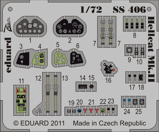 Eduard SS406 Hellcat Mk. II SA 1/72 ÉDUARD