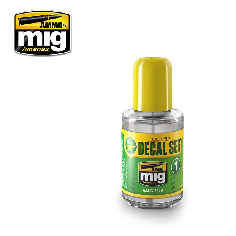 AMMO de Mig Jimenez 2029 Ultra Decal Set 30ml