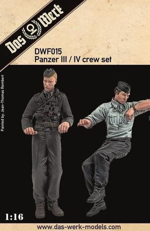Das Werk DWF015 Panzer III / IV ensemble d&amp;#39;équipage 1/16