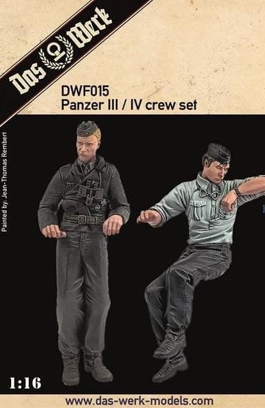 Das Werk DWF015 Panzer III / IV ensemble d&amp;#39;équipage 1/16