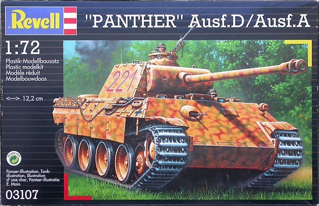 Revell 03107 Panzer V Panther Ausf. D et A 