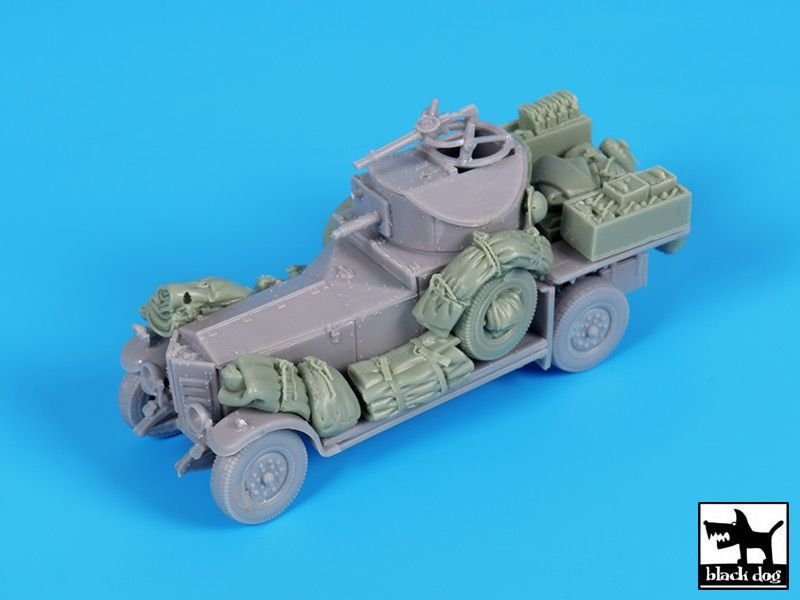 Ensemble d&amp;#39;accessoires Black Dog T72116 Pattern 1920 pour Roden 1/72