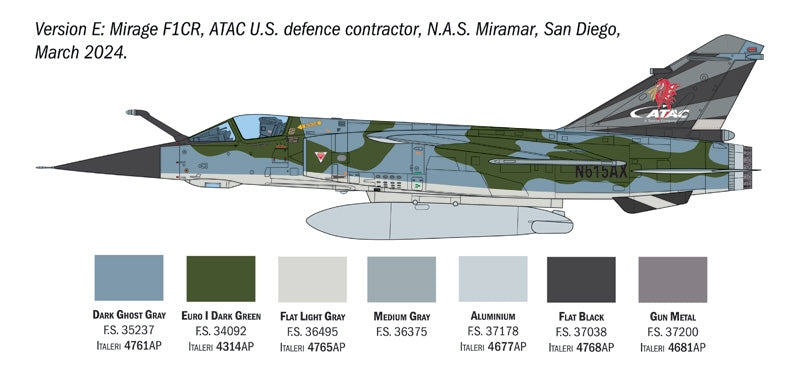 Italeri 2839 Mirage F1 C/CR 1/48 – image 6