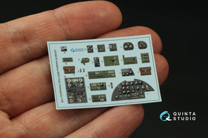 Quinta Studio QD48478 Nakajima B5N2 Kate Intérieur coloré imprimé en 3D sur papier décalcomanie (Hasegawa) 1/48 – immagine 5