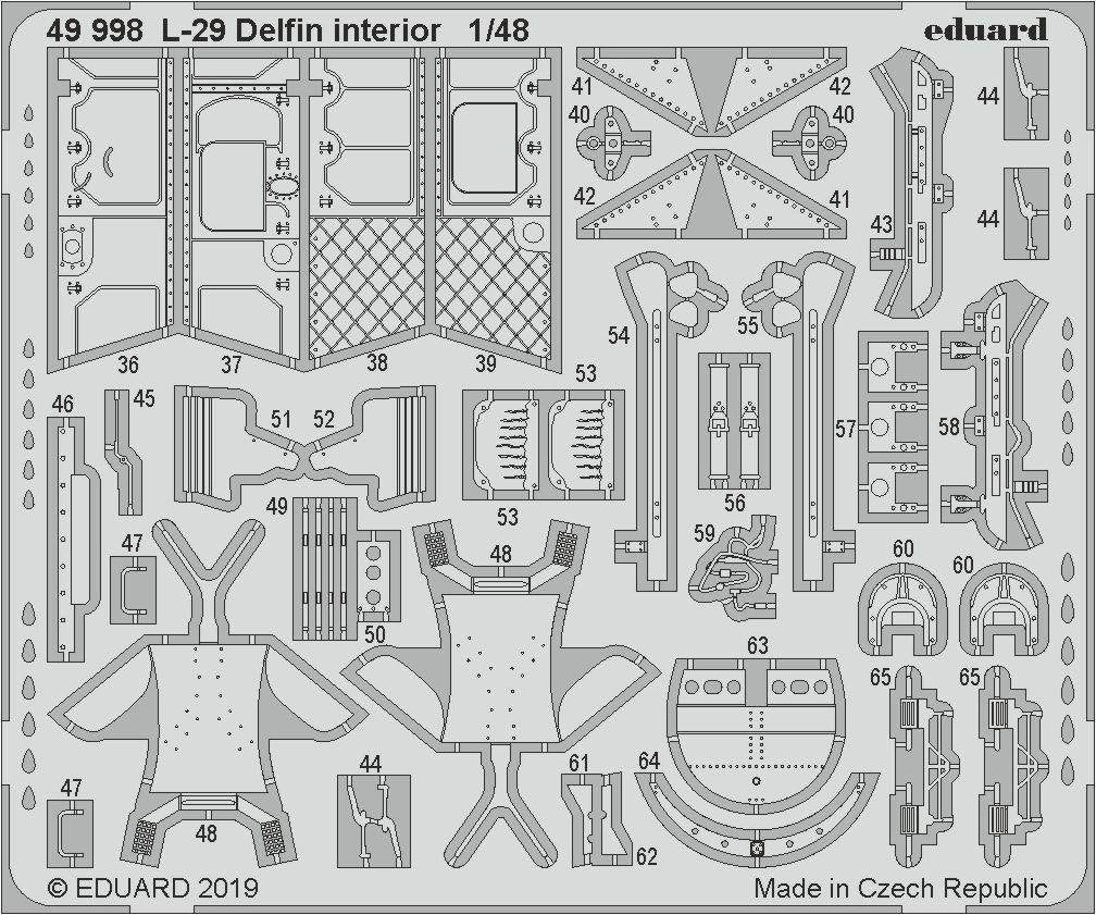 Eduard 49998 L-29 Delfin intérieur AMK 1/48 – image 2