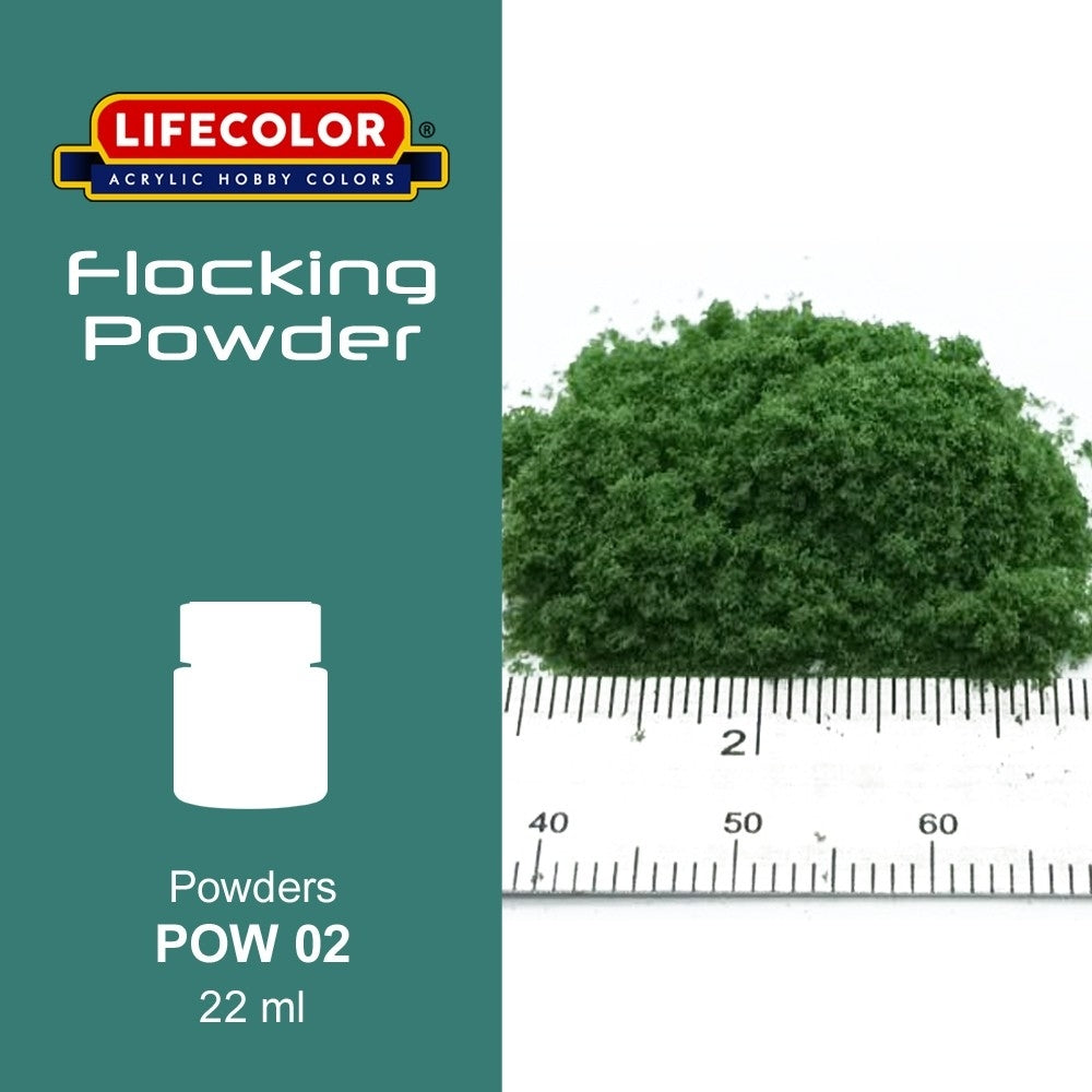 Poudre de flocage Lifecolor POW02 Lush Plant 22ml 