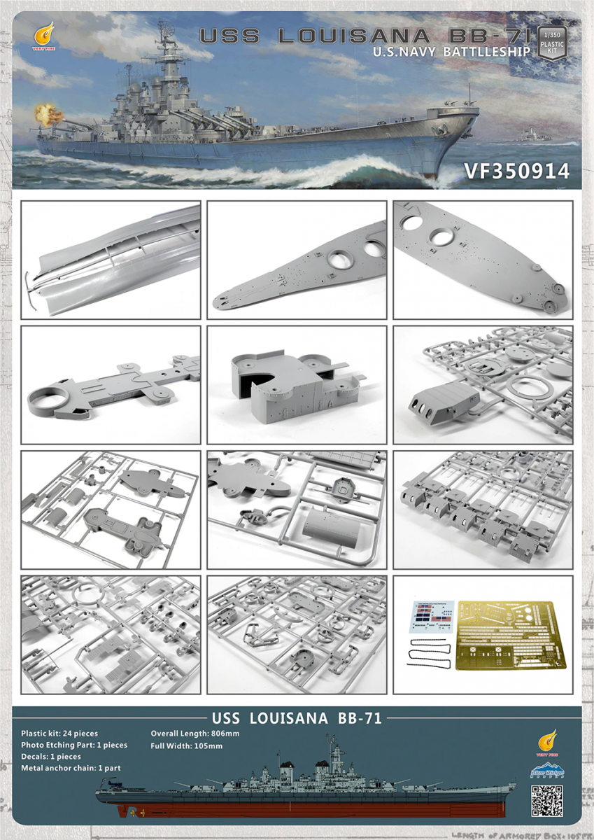 Very Fire VF350914 US Navy Louisiana 1/350 – image 2