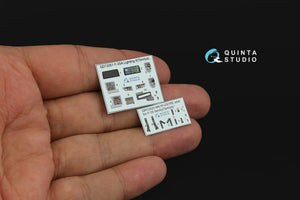Intérieur imprimé en 3D et coloré sur papier décalcomanie Quinta Studio QD72051 F-35A Lighting II (Tamiya) 1/72 – immagine 4